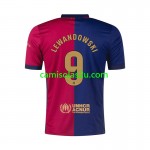 Camisolas de futebol FC Barcelona Robert Lewandowski 9 Equipamento Principal 2024/25 Manga Curta